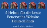 Banner der Firma Dräger Safety / Feuerwehr-Webseitenwettbewerb - Deutschland
