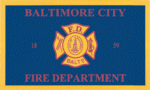 Flag of Baltimors City Fire Department