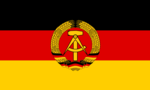Flagge der ehemaligen Deutschen Demokratischen Republik