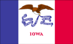 Flagge von Iowa