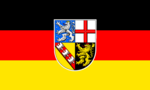 Landesflagge vom Saarland