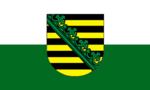 Landesflagge von Sachsen
