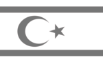 Flagge der Trkischen Republik Nordzypern
