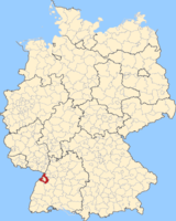 Karte Landkreis Rastatt