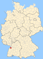 Karte Stadtkreis Baden-Baden