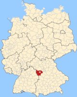 Karte Landkreis Ansbach