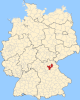 Karte Landkreis Bayreuth