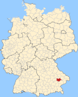 Karte Landkreis Dingolfing-Landau