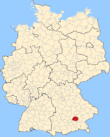 Karte Landkreis Erding