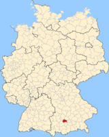 Karte Landkreis Fürstenfeldbruck