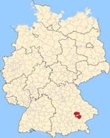 Karte Landkreis Landshut