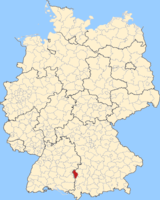 Karte Landkreis Neu-Ulm