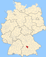 Karte Landkreis Neunburg-Schrobenhausen