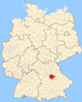 Karte Landkreis Neumarkt in der Oberpfalz