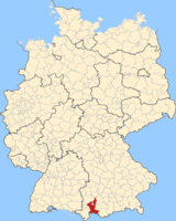 Karte Landkreis Ostallgäu