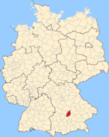 Karte Landkreis Pfaffenhofen an der Ilm