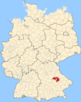 Karte Landkreis Regensburg