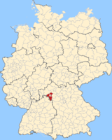 Karte Landkreis Würzburg