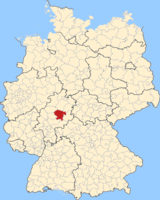 Karte Vogelsbergkreis