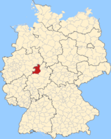 Karte Landkreis Waldeck-Frankenberg