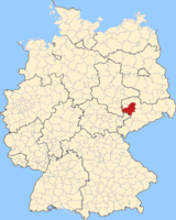 Karte Landkreis Leipzig