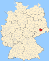 Karte Landkreis Meißen