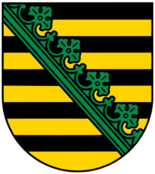 Wappen vom Bundesland Sachsen