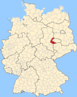 Karte Landkreis Anhalt-Bitterfeld