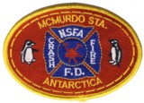 Abzeichen McMurdo Station Antarctica Fire Depertmant