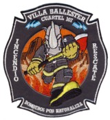Abzeichen Bomberos Villa Ballester