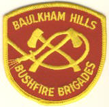 Abzeichen Bushfire Brigades Baulkham Hills