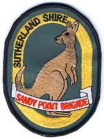 Abzeichen Fire Brigade Sandy Point