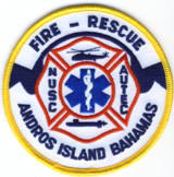 Abzeichen Fire and Rescue Andros Island Bahamas