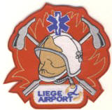 Abzeichen Brandweer Liege Airport