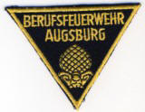 Abzeichen Berufsfeuerwehr Augsburg in gold
