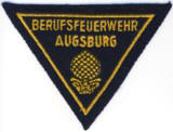 Abzeichen Berufsfeuerwehr Augsburg in gold