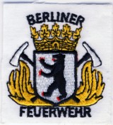 Abzeichen Feuerwehr Berlin in weiß