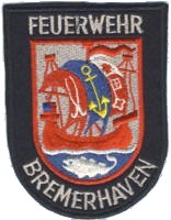 Abzeichen Berufsfeuerwehr Bremerhaven in silber