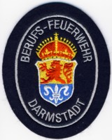 Abzeichen Berufsfeuerwehr Darmstadt in silber