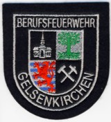 Abzeichen Berufsfeuerwehr Gelsenkirchen in silber