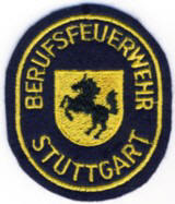 Abzeichen Berufsfeuerwehr Stuttgart in gold