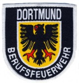 Abzeichen Berufsfeuerwehr Dortmund in silber
