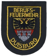 Abzeichen Berufsfeuerwehr Duisburg in gold