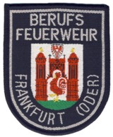 Abzeichen Berufsfeuerwehr Frankfurt an der Oder in silber