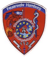 Abzeichen Berufsfeuerwehr Hamburg / Einsatzleitung - Rettungsleitstelle