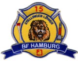 Abzeichen Berufsfeuerwehr Hamburg / Wache 15 -Stellingen