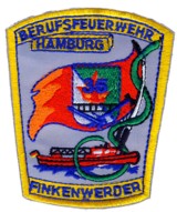 Abzeichen Berufsfeuerwehr Hamburg / Wache 35 -Finkenwerda