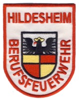 Abzeichen Berufsfeuerwehr Hildesheim in weiß