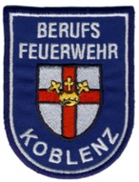 Abzeichen Berufsfeuerwehr Koblenz in silber