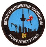 Abzeichen Berufsfeuerwehr Mannheim - Höhenrettung